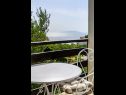 Apartmány Goge - 90 m from the beach: A1(4), SA2(2) Gradac - Riviera Makarska  - Apartmán - A1(4): výhled z balkónu