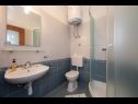 Apartmány Ruzica - with sea view: A1 - plavi(3+2), A2 - (2+2), A3 - zuti(3+2) Igrane - Riviera Makarska  - Apartmán - A1 - plavi(3+2): koupelna s WC