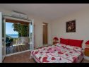 Apartmány Vlatko - affordable & cosy: SA1(4), SA2(2+2), SA3(2+2) Krvavica - Riviera Makarska  - Studio apartmán - SA3(2+2): ložnice