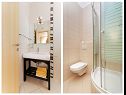 Apartmány Gianni - modern & great location: SA1(2), A2(2+2), A3(2+2) Makarska - Riviera Makarska  - Apartmán - A2(2+2): koupelna s WC