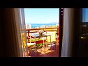 Apartmány Bor - with great view: A1(4+2)Garbin, SA2(2)Levant Makarska - Riviera Makarska  - Apartmán - A1(4+2)Garbin: výhled z balkónu