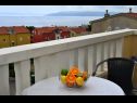 Apartmány Ivi - big parking and courtyard SA2(3), SA4(2+1), SA3(2+1), SA5(2+1), SA6(2+1) Makarska - Riviera Makarska  - Studio apartmán - SA5(2+1): terasa