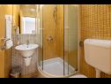 Apartmány Gianni - modern & great location: SA1(2), A2(2+2), A3(2+2) Makarska - Riviera Makarska  - Studio apartmán - SA1(2): koupelna s WC