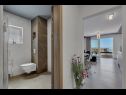 Apartmány Ivana - luxurious: A1(2+2) Makarska - Riviera Makarska  - Apartmán - A1(2+2): koupelna s WC