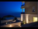 Apartmány Luxury - heated pool, sauna and gym: A1(2), A2(2), A3(4), A4(2), A5(4), A6(2) Makarska - Riviera Makarska  - výhled  na moře