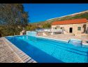 Prázdninový dům/vila Stipe - with pool : H(6+1) Rascane - Riviera Makarska  - Chorvatsko  - H(6+1): bazén