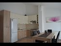 Apartmány Tome - sea view : A1(4) Tisno - Ostrov Murter  - Apartmán - A1(4): kuchyně a jídelna
