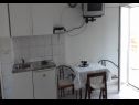 Apartmány Zorica - with view: A1(4+1), SA2(2+1), SA3(2+1), SA4(2+1), A5(10+1) Marusici - Riviera Omiš  - Studio apartmán - SA2(2+1): kuchyně a jídelna