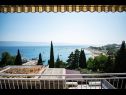 Apartmány Ozren - amazing sea view: A1(7+1), A2(4+1) Omiš - Riviera Omiš  - Apartmán - A1(7+1): výhled z terasy