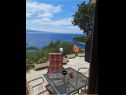 Apartmány Đuro - panoramic sea view: A3(3+1), A5(5) Stanići - Riviera Omiš  - pohled