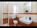 Apartmány Ip - 200 m from sea: A1(4+1), A2(2+1), A8(2+2) Mandre - Ostrov Pag  - Apartmán - A2(2+1): koupelna s WC