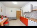 Apartmány Neve - 50 m from beach: A4(5), A5(5), A3(2+1) Mandre - Ostrov Pag  - Apartmán - A3(2+1): kuchyně a jídelna