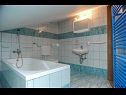 Apartmány BRANO - with swimming pool A9(8+2), A10(4+2), SA11(5), SA12(5) Novalja - Ostrov Pag  - Apartmán - A9(8+2): koupelna s WC