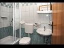 Apartmány BRANO - with swimming pool A9(8+2), A10(4+2), SA11(5), SA12(5) Novalja - Ostrov Pag  - Studio apartmán - SA11(5): koupelna s WC