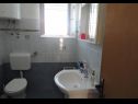 Apartmány Sime - 800 m from sea: A1(2+2), A2(2+2), A3(2+2), A4(4+2) Novalja - Ostrov Pag  - Apartmán - A3(2+2): koupelna s WC