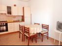 Apartmány Luce - family friendly & parking: A1(4), A2(4), A3(4), A4(4), A5(4) Pag - Ostrov Pag  - Apartmán - A5(4): kuchyně a jídelna