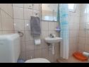 Apartmány Krešo - 100 m from sea A1 desni(4), A2 lijevi(5), A3(2) Tkon - Ostrov Pašman  - Apartmán - A2 lijevi(5): koupelna s WC
