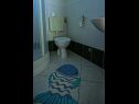 Apartmány Daju - 3 colours: A1 plavi(2+2), A2 žuti(4+1), A3 narančasti(2) Ždrelac - Ostrov Pašman  - Apartmán - A1 plavi(2+2): koupelna s WC