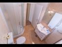 Apartmány Rezikica - green oasis; A1(7), A2(9) Palit - Ostrov Rab  - Apartmán - A1(7): koupelna s WC