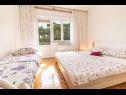 Apartmány Rezikica - green oasis; A1(7), A2(9) Palit - Ostrov Rab  - Apartmán - A1(7): ložnice