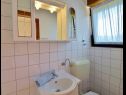 Apartmány Ana - 50m from sea A1(4), A2(4), A3(2) Supetarska Draga - Ostrov Rab  - Apartmán - A1(4): koupelna s WC