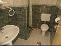 Apartmány Taša - 5 m from sea: SA1(2), SA2(2), SA3(2), SA4(2), A5(2+2) Lukovo Šugarje - Riviera Senj  - Studio apartmán - SA3(2): koupelna s WC