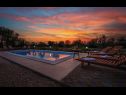 Prázdninový dům/vila Brist - with pool: H(8) Drinovci - Riviera Šibenik  - Chorvatsko  - bazén