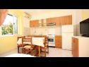 Apartmány Per - comfortable  family apartments A1(2+2), A2(4+1), A3(2+2) Grebaštica - Riviera Šibenik  - Apartmán - A1(2+2): kuchyně a jídelna