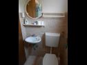 Apartmány Nadica - sea view: A1(2+1), A2(2+1), A4(4) Zátoka Kanica (Rogoznica) - Riviera Šibenik  - Apartmán - A1(2+1): koupelna s WC