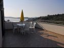 Apartmány Nadica - sea view: A1(2+1), A2(2+1), A4(4) Zátoka Kanica (Rogoznica) - Riviera Šibenik  - Apartmán - A4(4): výhled z terasy