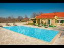 Prázdninový dům/vila Villa Karaga - with private pool: H(8+1) Ljubotić - Riviera Šibenik  - Chorvatsko  - bazén