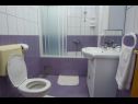 Apartmány Marija - by the sea: A4(2+2), A5(2+2) Rogoznica - Riviera Šibenik  - Apartmán - A4(2+2): koupelna s WC