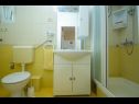 Apartmány Marija - by the sea: A4(2+2), A5(2+2) Rogoznica - Riviera Šibenik  - Apartmán - A5(2+2): koupelna s WC