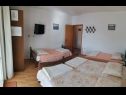 Apartmány Tonci - by the sea: A2(4), A3(4) Rogoznica - Riviera Šibenik  - Apartmán - A2(4): ložnice