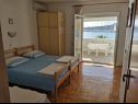 Apartmány Tonci - by the sea: A2(4), A3(4) Rogoznica - Riviera Šibenik  - Apartmán - A3(4): ložnice