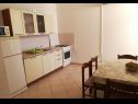 Apartmány Marija - 100 m from beach: A1(4), A2(4), A3(4), A4(3), A5(2+1) Tribunj - Riviera Šibenik  - Apartmán - A4(3): kuchyně a jídelna