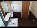 Apartmány Marija - 100 m from beach: A1(4), A2(4), A3(4), A4(3), A5(2+1) Tribunj - Riviera Šibenik  - Apartmán - A5(2+1): koupelna s WC