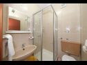 Apartmány Slavka - free parking & BBQ: SA1(2), SA2(2+1), SA3(3), A4(4+1) Tribunj - Riviera Šibenik  - Studio apartmán - SA3(3): koupelna s WC