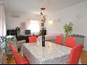 Apartmány Mila - family friendly & comfortable: A1 (6+1) Vodice - Riviera Šibenik  - Apartmán - A1 (6+1): jídelna