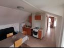 Apartmány Budi - near sandy beach A1(4), A2(4), A3(4) Vodice - Riviera Šibenik  - Apartmán - A3(4): kuchyně a jídelna