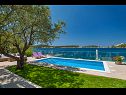 Prázdninový dům/vila Lucmar - swimming pool and sea view H(8+2) Zatoglav - Riviera Šibenik  - Chorvatsko  - bazén