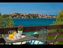 Prázdninový dům/vila Lucmar - swimming pool and sea view H(8+2) Zatoglav - Riviera Šibenik  - Chorvatsko  - výhled  na moře (dům a okolí)