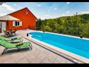 Prázdninový dům/vila Brapa - open swimming pool: H(4) Hrvace - Riviera Split  - Chorvatsko  - bazén