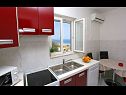 Apartmány Marija - beautiful sea view: A1(4+1) Drvenik Mali (Ostrov Drvenik Mali) - Riviera Trogir  - Apartmán - A1(4+1): kuchyně