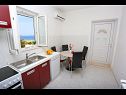 Apartmány Marija - beautiful sea view: A1(4+1) Drvenik Mali (Ostrov Drvenik Mali) - Riviera Trogir  - Apartmán - A1(4+1): kuchyně a jídelna