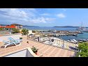Apartmány Marija - beautiful sea view: A1(4+1) Drvenik Mali (Ostrov Drvenik Mali) - Riviera Trogir  - Apartmán - A1(4+1): výhled z terasy