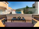 Apartmány Lux 1 - heated pool: A1(4), A4(4) Marina - Riviera Trogir  - terasa