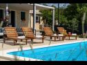 Prázdninový dům/vila Pax - with pool: H(4+2) Marina - Riviera Trogir  - Chorvatsko  - terasa