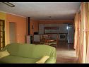 Apartmány Luka - pet friendly A1(4+2) Seget Donji - Riviera Trogir  - Apartmán - A1(4+2): kuchyně a jídelna