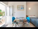 Apartmány Mare - 30 m from pebble beach: SA1(2), SA2(2), A3(4), A4(4), A5(8) Seget Vranjica - Riviera Trogir  - Studio apartmán - SA2(2): interiér